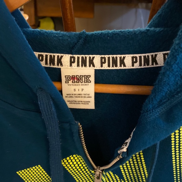 Victoria Secret Pink Full Zip Hoodie Size S - Picture 2 of 4